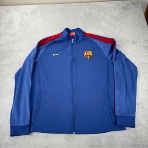 Nike FC Barcelona Track Jacket Blue Red XXL